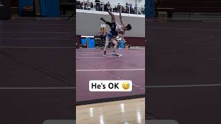 he meant to do that 😭 wrestling sports martialarts trending fighter wrestlingshorts wrestle [upl. by Adhern]