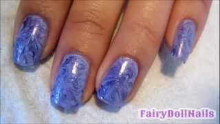 Drag Marble Nail Art [upl. by Addy]