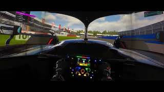 F1 23 Realistic  Simagic FX Pro  British GP  Losing 6 Places At Final Lap Drama  Triple Screen [upl. by Flavio109]