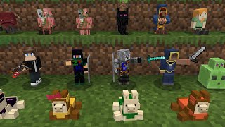 Minecraft Bedrock Potopo Plushies Addon [upl. by Corena368]