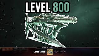 Osteo Striga Lv 800  Destiny 2 [upl. by Llemrej]