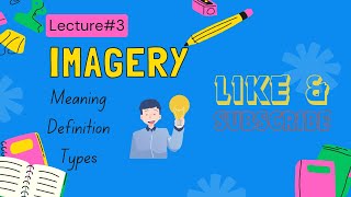 What is imagery in literature Types of imagery figure of speech [upl. by Dace]