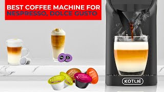 Kotlie 5in1 Espresso Coffee Machine review  Best coffee machine for Nespresso Dolce Gusto [upl. by Dougal874]