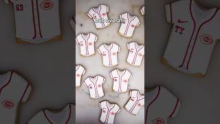 I will never mess up a royal icing cookie again cake cookie isitcake baseball sports shorts [upl. by Einnahpets]