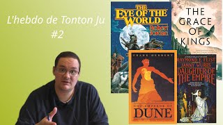 Lhebdomadaire de Tonton Ju 2 lecture booktube [upl. by Noraj]