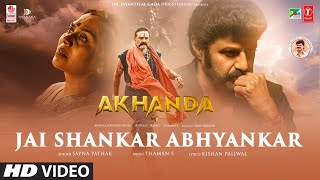 Jai Shankar Abhyankar  N Balakrishna Pragya J  Sapna  Thaman S Kishan P  Akhanda Hindi Songs [upl. by Ahsiener]