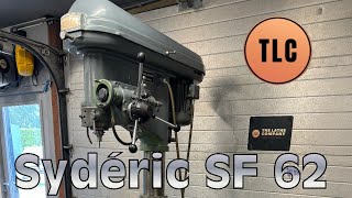 Sydéric SF 62 Power Feed Milling Machine Mill Fräsmaschine Fräsmaskin [upl. by Lenuahs]