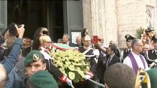 Funerali privati di Andreotti con gli ultimi Dc [upl. by Alvis]