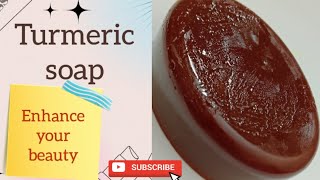 Turmeric soap soapmaking turmeric soap diysoap soapasmr [upl. by Ellinej952]