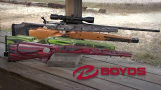 Boyds Hardwood Gunstocks  Better Performance Better Accuracy Better With Boyds [upl. by Alisa898]