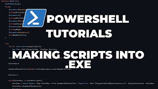 PowerShell Tutorials  Making your scripts into exe executables [upl. by Lynch]