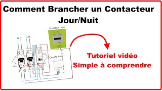 Comment brancher un contacteur journuit pour chauffeeau [upl. by Billat]