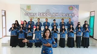 Lomba Paduan Suara quotINDONESIA RAYAquot Guru Sekolah Dasar Kecamatan Kranggan Kota Mojokerto [upl. by Eninaj]