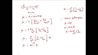 Ionic Polarization Derivation OreintationalSpace charge Polarizations [upl. by Dnalyr456]