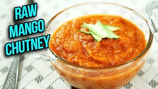 Instant Raw Mango Chutney Recipe  How To Make Sweet amp Tangy Chutney At Home  Ruchi Bharani [upl. by Rehportsirhc]