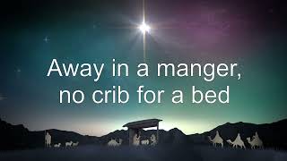 Away in a Manger Karaoke Simplified for Preschoolers [upl. by Eenot501]