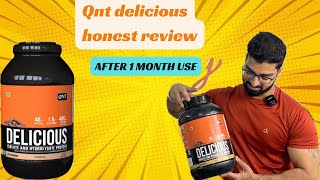 Qnt delicious whey protein review Hindi  Honest review [upl. by Lapham]