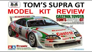 Castrol Toyota Tom’s Supra GT I124 Scale Tamiya 24163 Model Kit Build amp Review [upl. by Britton308]