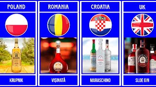 Top 50 Liqueurs Different Countries  Genalyst liqueur mixed drink [upl. by Naelcm]