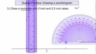 Lesson 106 Drawing Parallelograms [upl. by Sexton752]