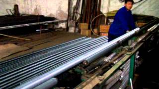 L finned tube winding machine [upl. by Eniaj3]