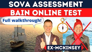 Bain Online Test How to master the Sova Assessment Bain  Deloitte  KPMG amp Others [upl. by Mailliwnhoj]