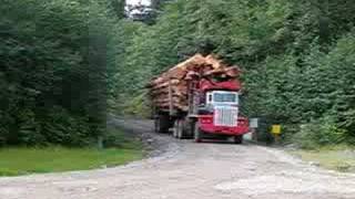 MACK CL350 LOGGING TRUCK [upl. by Atekal329]