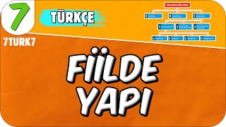 Fiilde Yapı 📙 7TURK7 2025 [upl. by Cordey]