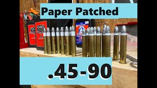 Shooting Paper Patched 4590 with the Shiloh Sharps [upl. by Sauls575]