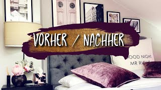 Schlafzimmer Dachschräge einrichten  Schlafzimmer Update enthält Werbung Wohnprinz [upl. by Stubstad]