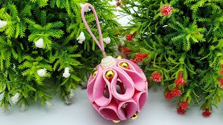 Easy Christmas Ornaments  Christmas Tree Hanging  Christmas Decoration Idea 9 [upl. by Anirtap]