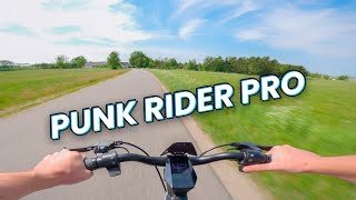 Punk Rider Pro Electric Scooter Ride Test [upl. by Friedman]