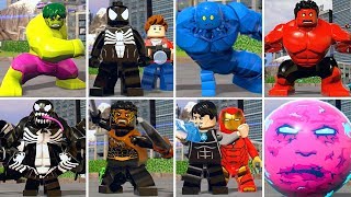 All Character Transformations in LEGO Marvel Super Heroes 2 [upl. by Nymassej346]