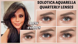 SOLOTICA LENSES REVIEW  NEW SOLOTICA COLORS  COLORED CONTACTS FOR DARK BROWN EYES [upl. by Julis]