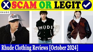 Rhude Clothing Reviews Oct 2024  Is This A Valid Site Find Out  Scam Inspecter [upl. by Phemia192]