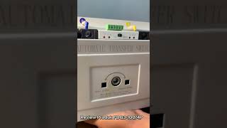 Unboxing Automatic Transfer Switch FDQ3100 GDQ3 4 Pole 100A FORT [upl. by Htabazile]