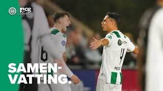 DOOR IN DE BEKER  Kolping Boys  FC Groningen  Samenvatting [upl. by Meares]