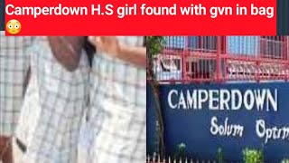 Camperdown High School girl found with Gvn in schoolbag😯 [upl. by Anitsyrhk949]