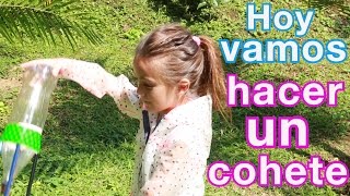 Experimento para niños cohete de vinagre VuelaCohete [upl. by Pauly595]