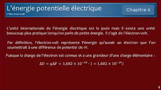 Le potentiel électrique et lénergie mécanique [upl. by Etnuahc]