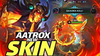 quotDRAGON LANTER AATROXquot IS MAGNIFICENT QUADRA KILL  Wildrift [upl. by Ynnep654]