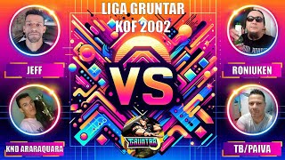 LIGA GRUNTAR KOF2002 JEFF VS RONIUKEN  KND ARARAQUARA VS TBPAIVA [upl. by Akehsyt233]