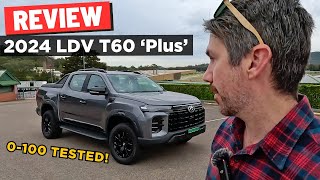 2024 LDV T60 Max Plus review 0100 amp POV test drive [upl. by Glenine]