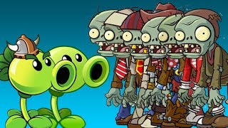 Plants Vs Zombies 2 Repetidoras y Lanzaguisantes Trabajando Juntos [upl. by Asiuol]