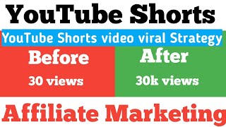 YouTube Shorts Affiliate Marketing  How To Make YouTube Shorts Videos Viral to Earn Affiliate Money [upl. by Alyacim323]