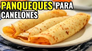 👩‍🍳 Receta de Panqueques Para Canelones  Como Hacer Panqueques Para Canelones [upl. by Anoet649]