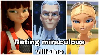 Ranking Miraculous Villains [upl. by Trebor547]