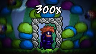 Terraria But The Enemy Spawn Rate is 300x [upl. by Phippen]