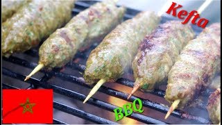 Moroccan Kefta Kebab  Kofta Kabab  Seekh Kebab [upl. by Baudelaire528]