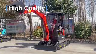 Mini Bagger Machine Qilu Excavator Small Digger Mini Excavator Prices for Sale [upl. by Wiener]